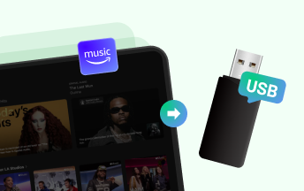 transfer amazon music to usb drive