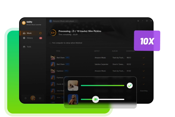 support 10x speed batch conversion