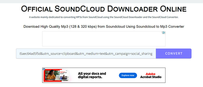 Download SoundCloud to MP3 with Klickaud
