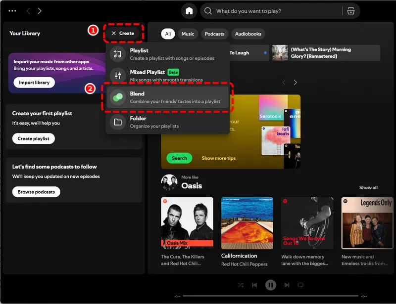 spotify blend