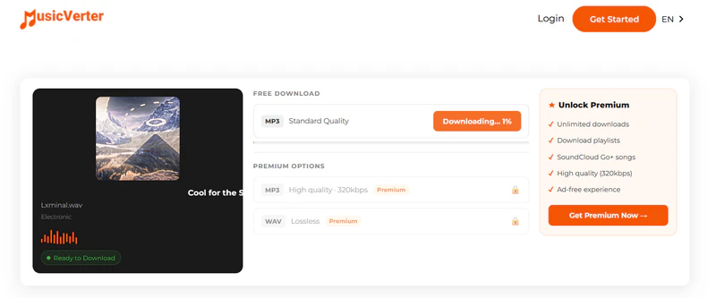 MusicVerter Premium WAV option