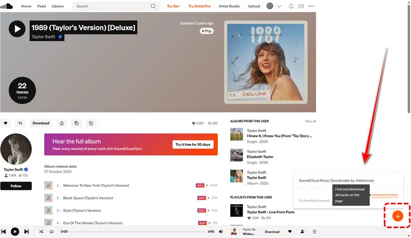 Addoncrop SoundCloud Music Downloader