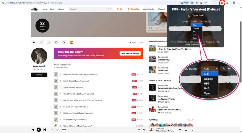 SoundCloud Track Downloader