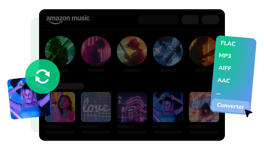 Amazon Music Converter software interface screenshot