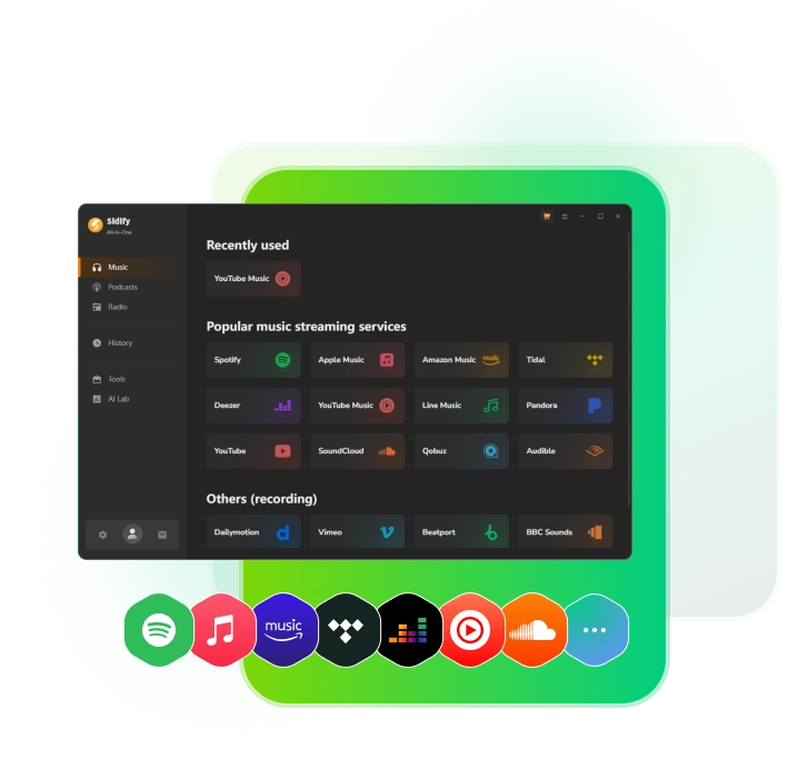 Sidify All in One - The Best Streaming Music Converter