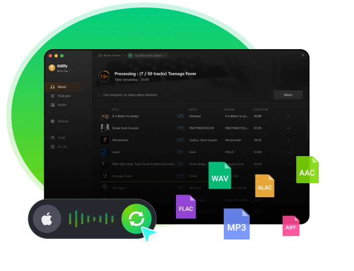 sidify conversion formats