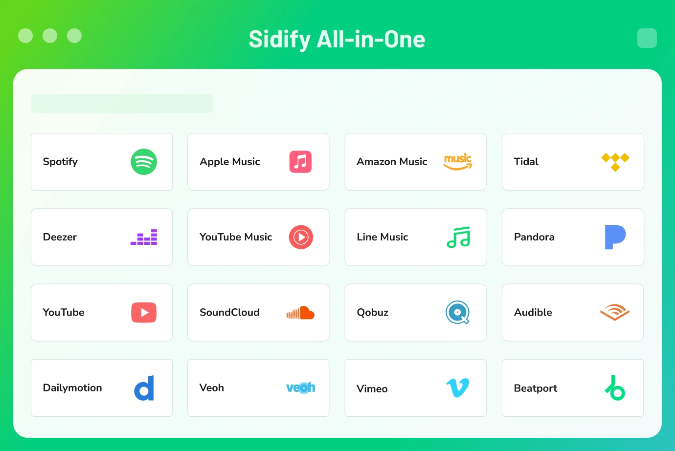 supported download platforms