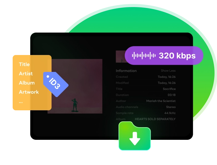 320kbps output audio quality
