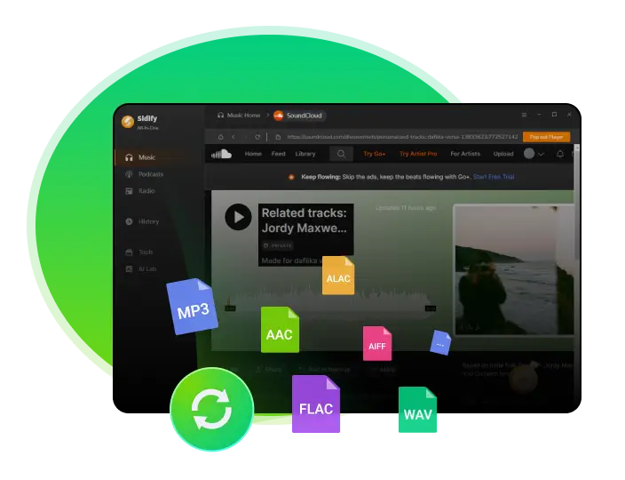 soundcloud download formats