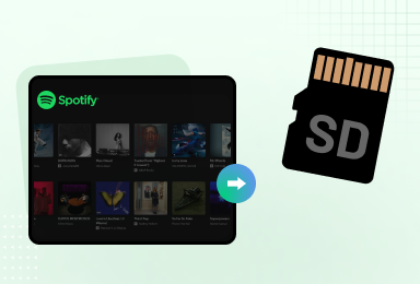 transfer spotify to sd card