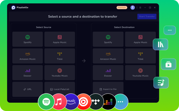 transfer playlist across spotify, apple music, and more