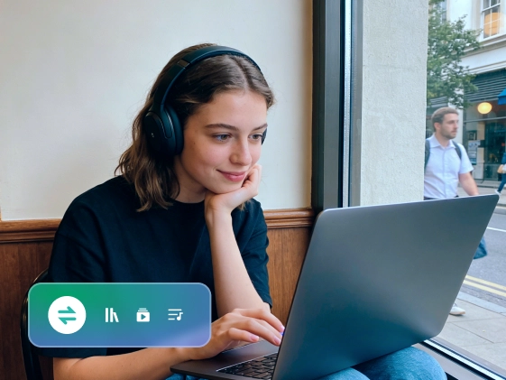 transfer entire music library