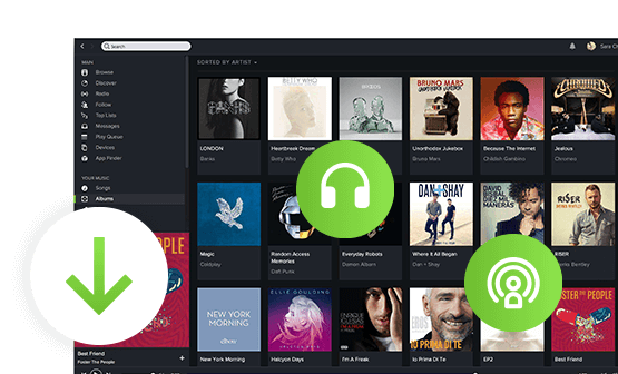 download music files from spotify
