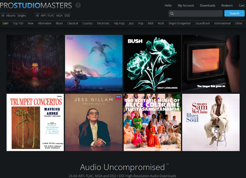 prostudiomasters flac music download site