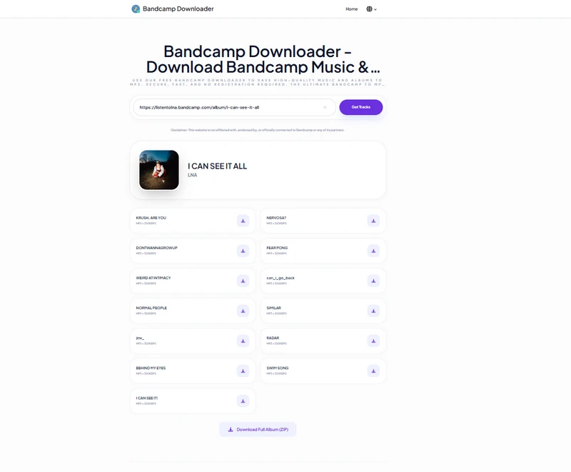 download bandcamp music free online