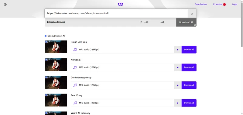 free bandcamp music downloader