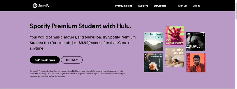get spotify premium at half price