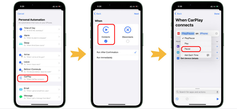 add shortcut for carplay