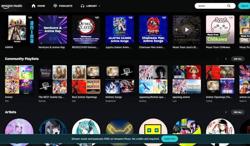 Anime OST Download: Amazon Music