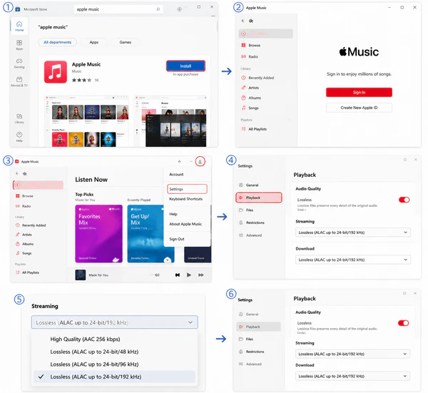 apple music to alac windows