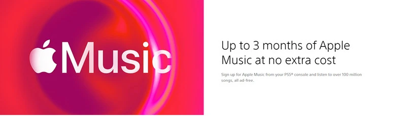 get 3 months of apple music free trial on ps5 