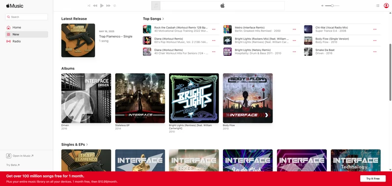 apple music user interface