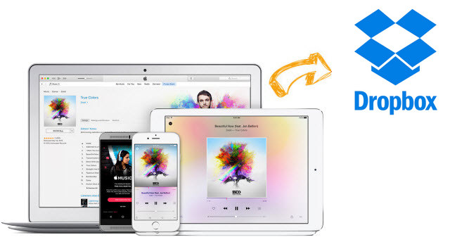 Transfer Apple Music on Dropbox