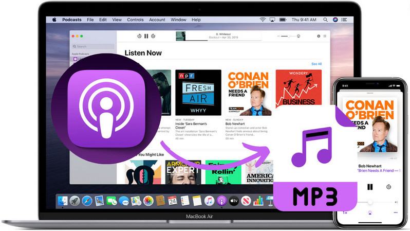 download apple podcasts in mp3 audio files