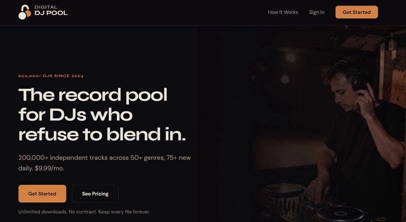 Digital DJ Pool DJ music download site