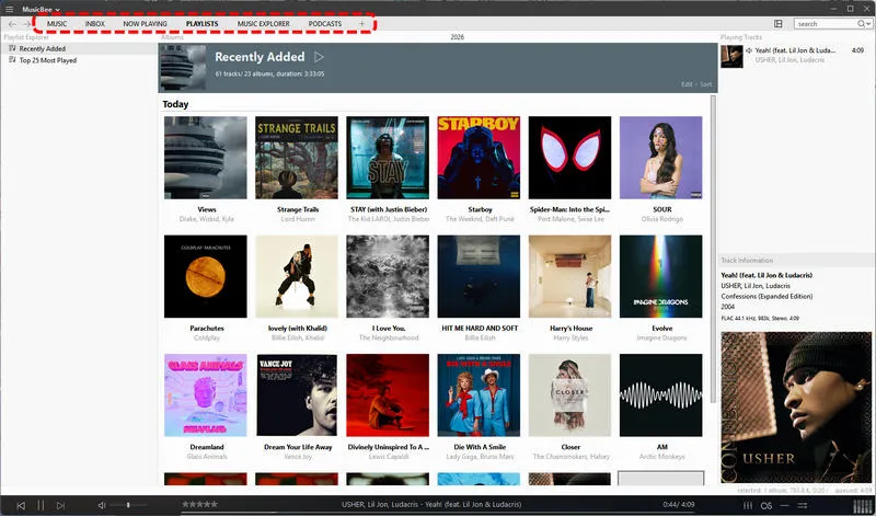 Best Media Player for Windows: MusicBee