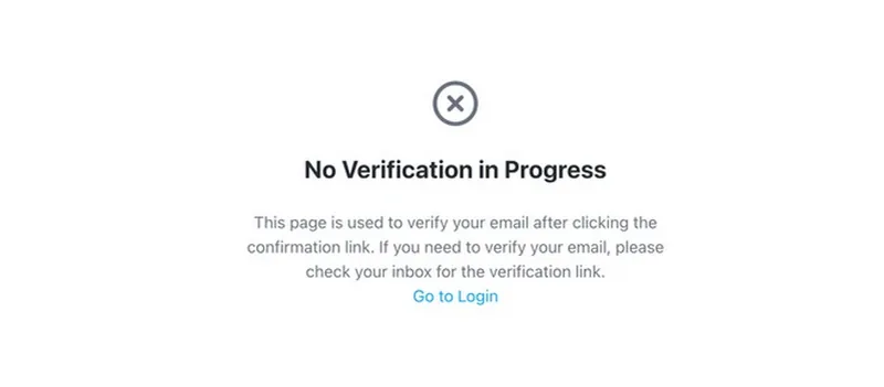 Expired email verification prompt encountered during MP3ify testing