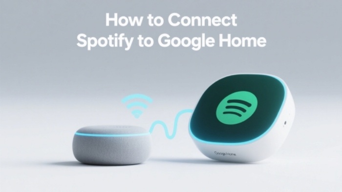 how to connect spotify to google home