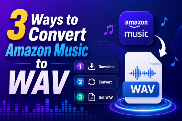 how to convert amazon music to wav