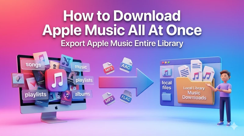 download apple music all at once