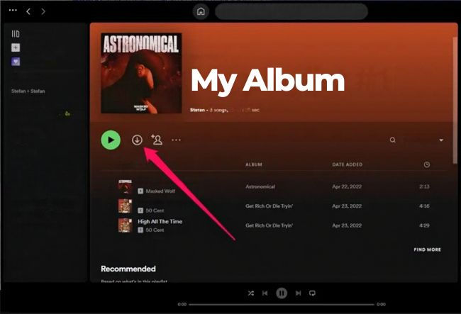 download Spotify album with premium