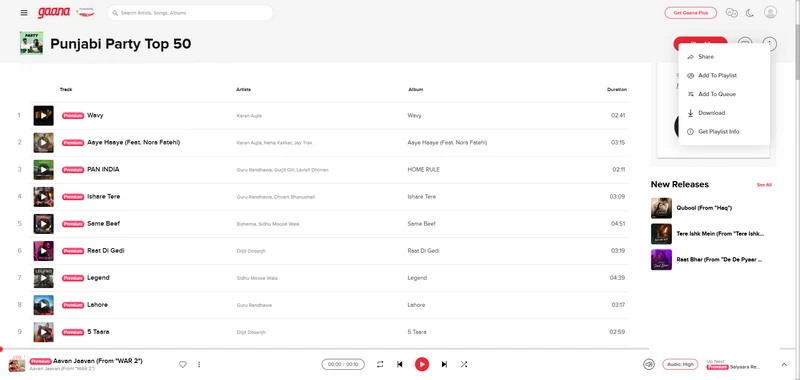 gaana hindi music download