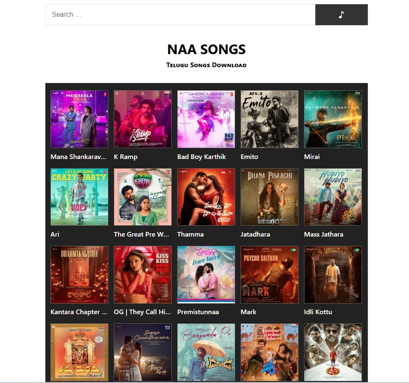 naasongs indian music download
