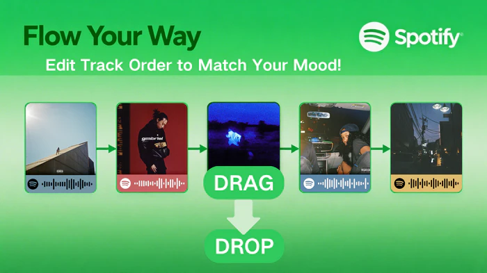 edit spotify playlist order