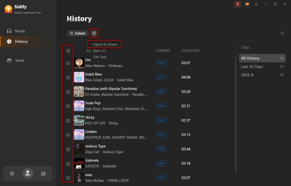 import spotify music to itunes for win