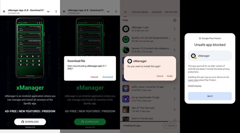 download xmanager onto android
