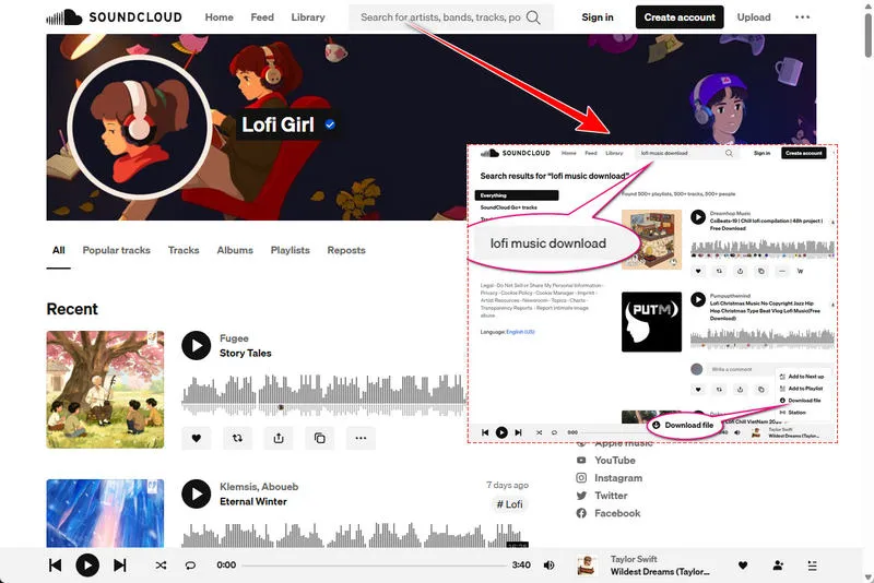 Lofi Music Download: SoundCloud
