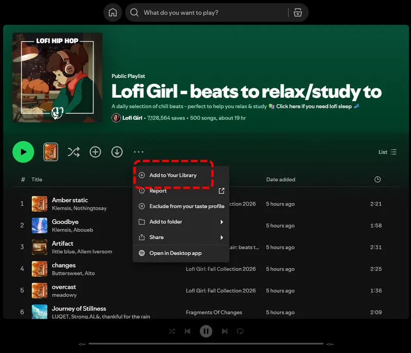 Lofi Music Download: Spotify
