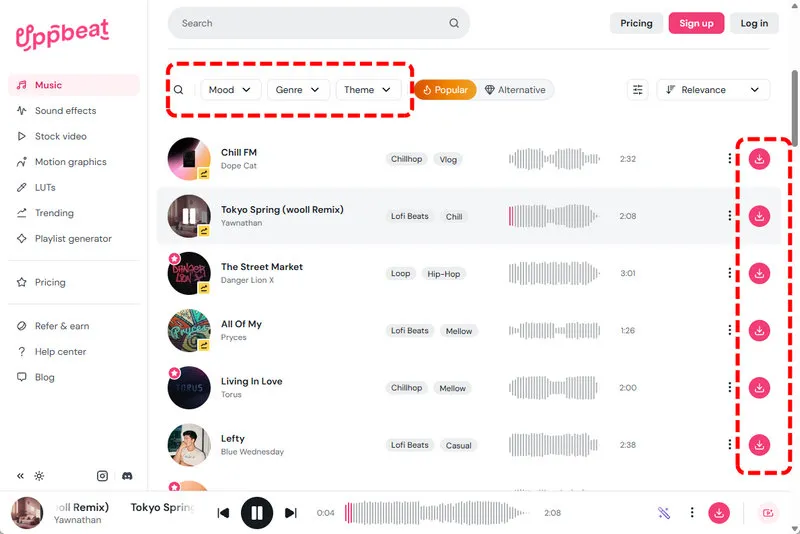 Lofi Music Download: Uppbeat