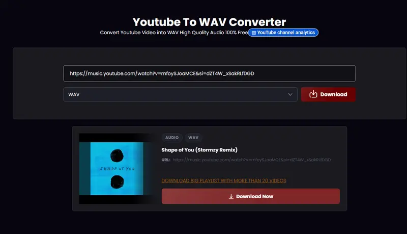 Step 2: paste link