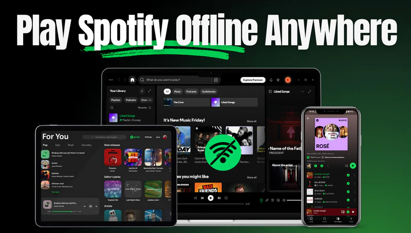 play spotify offline anywhere