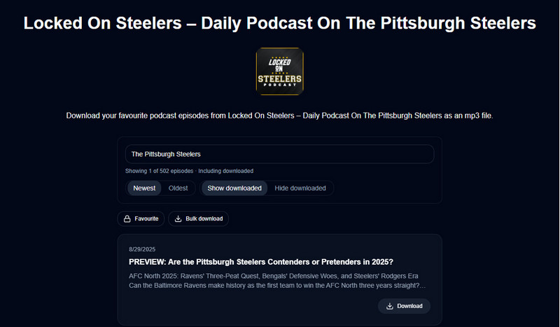 PodcastToMP3 Apple Podcast Downloader
