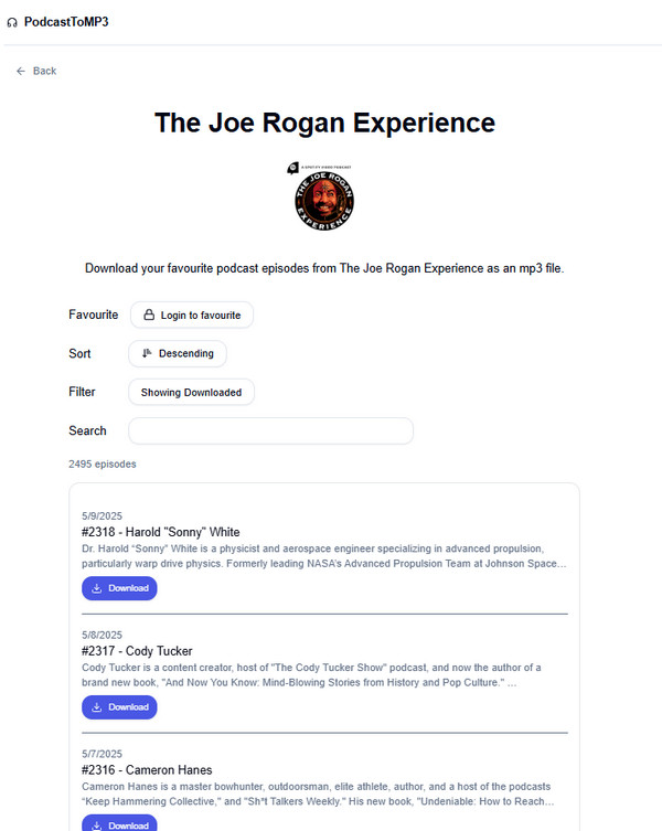 download podcasts from spotify online