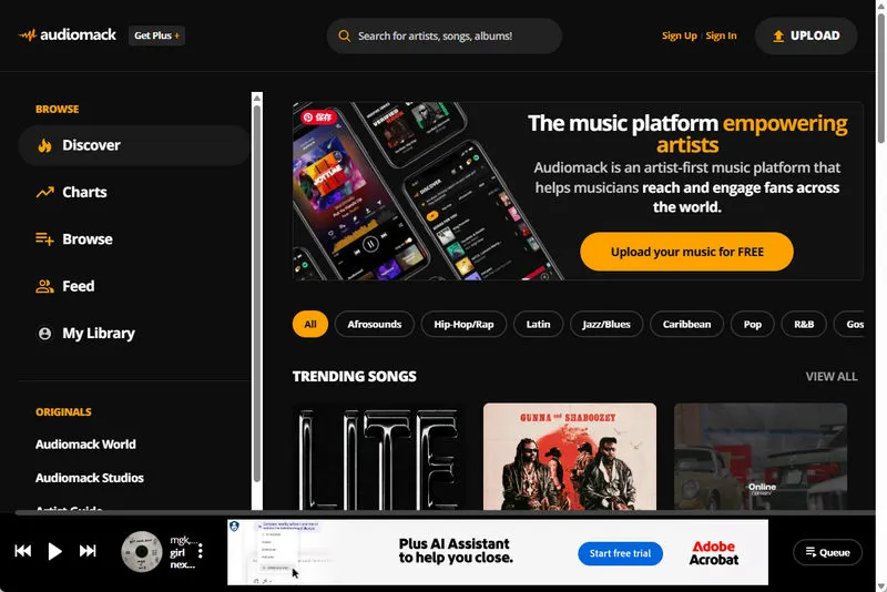 SoundCloud Alternative Audiomack