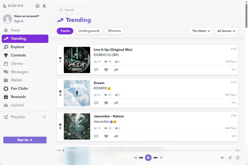 SoundCloud Alternative Audius