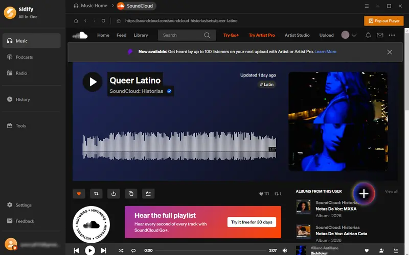 Step 1: Copy link of the playlist
